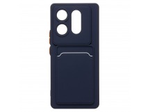 Чехол-накладка - SC337 с картхолдером для "Infinix Zero 30 4G" (dark blue) (228833)