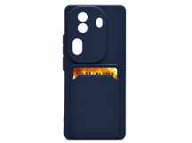 Чехол-накладка - SC337 с картхолдером для "OPPO Reno 11 Pro" (dark blue) (228851)