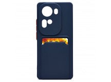 Чехол-накладка - SC337 с картхолдером для "OPPO Reno 11" (dark blue) (228848)