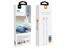 Кабель Type-C - Lightning (для iPhone) WUW X181 1m PD 20W  Белый