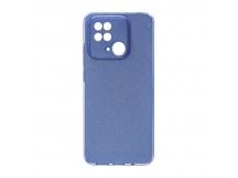 Чехол Glitter Case для Xiaomi Redmi 10C (019) голубой