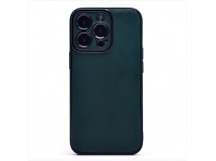 Чехол-накладка - PC084 экокожа для "Apple iPhone 14 Pro Max" (green) (219685)