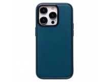 Чехол-накладка - PC084 экокожа для "Apple iPhone 14 Pro" (blue) (230832)