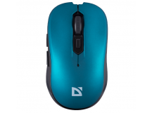 Мышь беспроводная Defender Gassa MM-105, 6D, 800-1600dpi, бесшумная, бирюзовый [28.03.24], шт