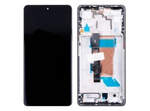 Дисплей для Xiaomi Poco F5 (23049PCD8G) модуль с рамкой Черный - OR (SP)