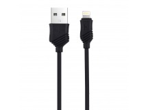 Кабель USB - Apple lightning Hoco X6 Khaki (повр. уп) 100см 2,4A  (black) (223581)
