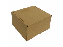 Коробка гофрокартон почтовая 120*120*70мм квад/крафт складная с ушками 1/10/100шт