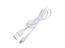 Кабель USB - Micro USB NoName резиновый (1m) белый