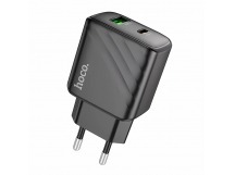Сетевое зарядное устройство USB/Type-C Hoco CS23A (30W, QC3.0, PD) Черный
