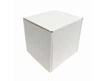 Коробка гофрокартон почтовая 150*150*150мм квад/белая складная с ушками 1/100шт