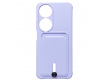 Чехол-накладка - SC304 с картхолдером для "Honor X7b" (light violet) (227649)