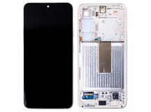 Дисплей для Samsung Galaxy S23 (S911B) модуль с рамкой Бежевый - OR (SP)