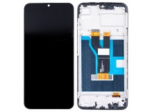 Дисплей для Realme C21/C20/C11 2021/Narzo 50i (RMX3201/RMX3231/RMX3235) модуль с рамкой Черный - OR