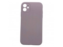 Чехол iPhone 11 Silicone Case (Full Camera/c Лого) №07 Лавандовый Фиолетовый