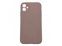 Чехол iPhone 11 Silicone Case (Full Camera/c Лого) №19 Розовый Песок