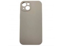 Чехол iPhone 15 Silicone Case (Full Camera/c Лого) №23 Галька
