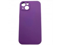 Чехол iPhone 15 Silicone Case (Full Camera/c Лого) №30 Фиолетовый