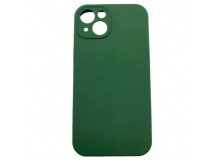 Чехол iPhone 15 Silicone Case (Full Camera/c Лого) №54 Темно-Зеленый