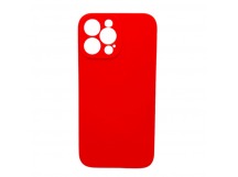 Чехол iPhone 15 Pro Silicone Case (Full Camera/c Лого) №14 Красный