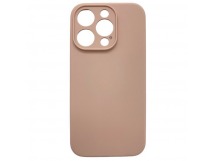 Чехол iPhone 15 Pro Silicone Case (Full Camera/c Лого) №19 Розовый Песок