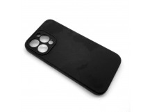 Чехол iPhone 15 Pro Max Silicone Case (Full Camera/c Лого) №18 Черный
