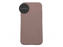 Чехол iPhone 15 Pro Max Silicone Case (Full Camera/c Лого) №19 Розовый Песок