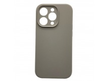 Чехол iPhone 15 Pro Max Silicone Case (Full Camera/c Лого) №23 Галька