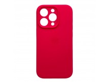 Чехол iPhone 15 Pro Max Silicone Case (Full Camera/c Лого) №62 Фуксия