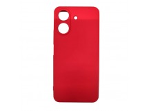 Чехол силиконовый Xiaomi Redmi 13/13C/Poco C65 Silicone Cover Nano 2mm красный
