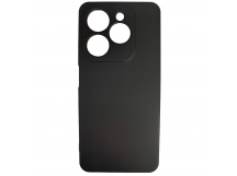 Чехол силиконовый Infinix HOT 40i Silicone Cover без лого черный