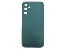 Чехол силиконовый Samsung A15 Silicone Cover Nano 2mm темно-зеленый