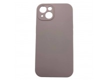 Чехол iPhone 13 Silicone Case (Full Camera/c Лого) №07 Лавандовый Фиолетовый