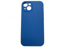 Чехол iPhone 13 Silicone Case (Full Camera/c Лого) №20 Синее Море 