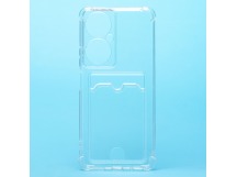 Чехол-накладка - SC338 с картхолдером для "Huawei Nova 11i" (transparent) (228888)