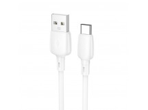 Кабель USB - Type-C BOROFONE BX93 27W 3A (белый) 0.25м