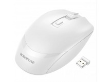 Мышь беспроводная Borofone BG7, USB, белый
