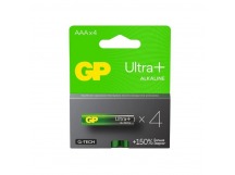 Элемент питания GP ULTRA PLUS G-tech LR03 BL4 Alkaline 1.5V (4/40/320)