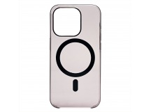 Чехол-накладка - PC Clear Case SafeMag для "Apple iPhone 15 Pro" (black) (231032)