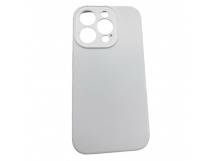 Чехол iPhone 13 Pro Silicone Case (Full Camera/с Лого) №02 Белый