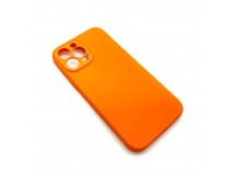 Чехол iPhone 13 Pro Max Silicone Case (Full Camera/с Лого) №10 Папайя