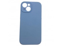 Чехол iPhone 14 Silicone Case (Full Camera/с Лого) №11 Сиренево-Фиолетовый