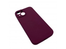 Чехол iPhone 14 Silicone Case (Full Camera/с Лого) №23 Фиолетовый