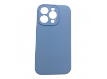 Чехол iPhone 14 Pro Silicone Case (Full Camera/с Лого) №11 Сиренево-Фиолетовый