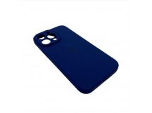 Чехол iPhone 14 Pro Silicone Case (Full Camera/с Лого) №17 Темно-Синий