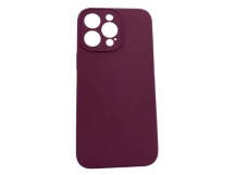Чехол iPhone 14 Pro Max Silicone Case (Full Camera/с Лого) №23 Фиолетовый