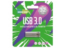 32GB накопитель  USB3.0 More Choice MF32m металл серебристый