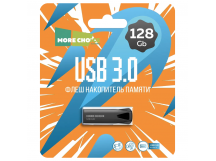 128GB накопитель  USB3.0 More Choice MF128m металл черный