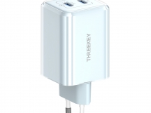 Сетевое зарядное устройство THREEKEY TK-111 GaN USB-C (35W) 2C, цвет белый