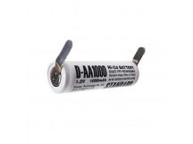 Аккумулятор D-AA 1000-T 1.2V, 1000 mAh Ni-Mh с выводами ET