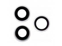 Стекло камеры для iPhone 15 Pro (комплект 3 шт.) Белый